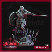 Female Vampire Elf Fighter | 28mm, 32mm, 75mm | DnD 5e Miniature | Dungeons and Dragons | Strahd Revenloft - Only-Games