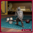 City Guard Sword and Shield - Frostgrave Pathfinder - Fantasy DND - TytanTroll Miniatures