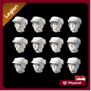 (Legion) 12x Rebel Endor Trooper Human Heads