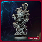 Undead Demi Lich, Flameskull Monster Mini | 28mm,32mm,54mm,75mm,100mm Scales | Dungeons & Dragons Pathfinder | DnD 5e gift idea, RPG figure - Only-Games
