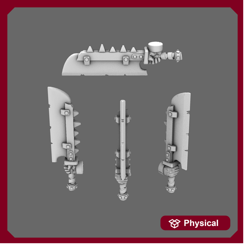 Space Orcs Cleavers RIGHT X 10