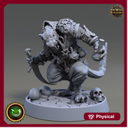 Wererat Assassin Rogue, Ratfolk, Ratman |Resin| Dungeons and Dragons 5e | 28mm,32mm,54m,75mm Scales | Pathfinder D&D | Daybreak Miniatures - Only-Games
