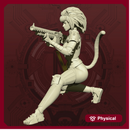 Cyberpunk Catgirl - Crouch Pose
