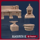 Blacksmith Set (4 Models) - Forge - Blacksmith Shop