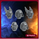 Knights of the Circle Heads Set x5
