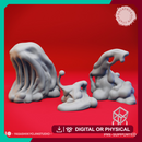 Ochre Jellies - Tabletop Miniature (Pre-Supported)