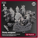 Heavy Weapons - Design Option 1. Renegades and Heretics. Compatibility class A.