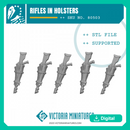 Rough Rider Laser Rifles in Holsters