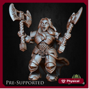 Ignes The Assoult [32mm Scale] Female Dwarf Fighter