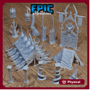 Dark Elf Siege Camp Scatter Set