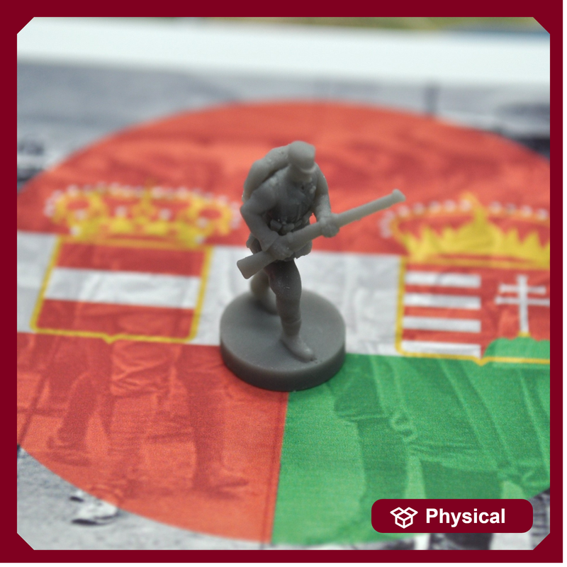1/72 3D Printed WW1 Austro-Hungarian Infantry (x10)