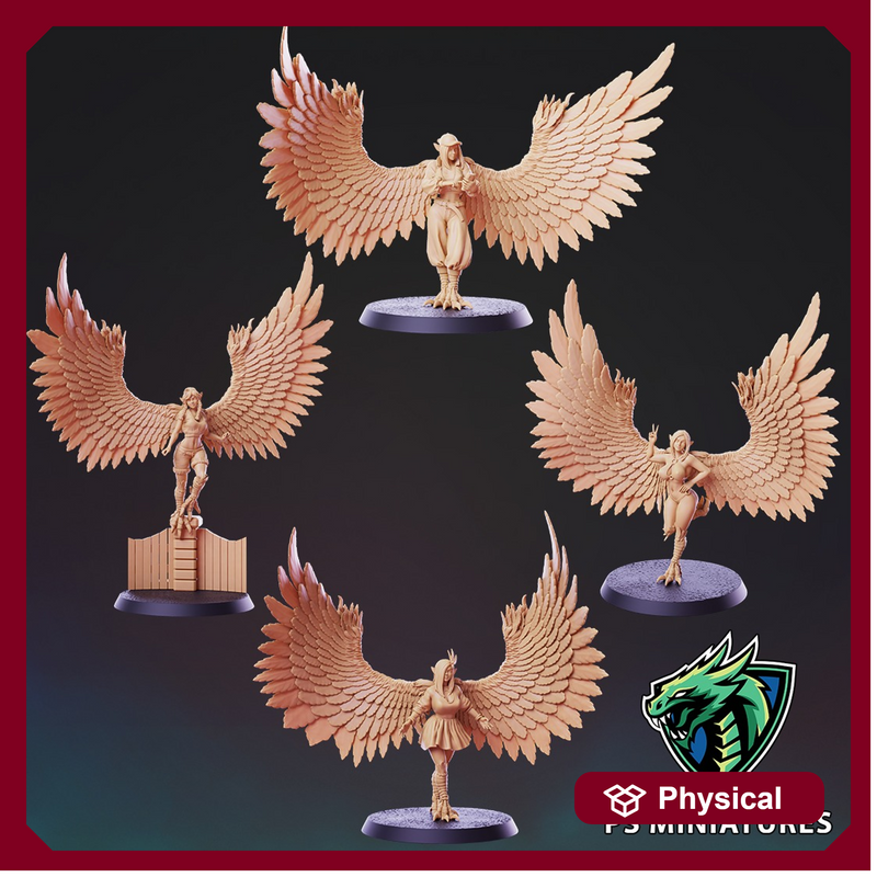 Modern Harpies - 4 Model Bundle
