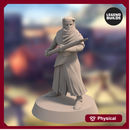 Night’s Cult Follower with Spear - Pose 2 - Miniature – STL file