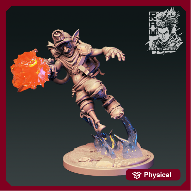 Keshek The Artificer - Action Pose
