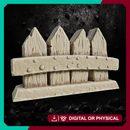 Farm Fence 3 - Tabletop Terrain Prop STL, DnD & Wargaming Scenery