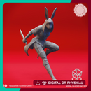 Rabbitfolk Rogue - Tabletop Miniature (Pre-Supported)