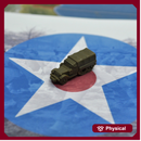 3D Printed M3 GMC Half Track with Cover (x10)