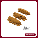 Flipped Fishing Boats - Depths of the Savage Atoll - EC3D Wargaming Terrain D&D, DnD