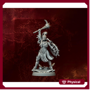 Female Fighter, Ranger, Paladin, Sword D&D 5e Mini | 5 Sizes /Scales - Only-Games