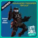 Advanced Trooper "Skuld" - Dual Version Cyberpunk Soldier - STL only