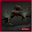 Concavenator fighting 1-35 scale dinosaur