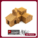 French Mausoleum - King and Country - Printable Scenery Terrain Wargaming D&D DnD 10mm 15mm 20mm 25mm 28mm 32mm 40mm 54mm Painted options