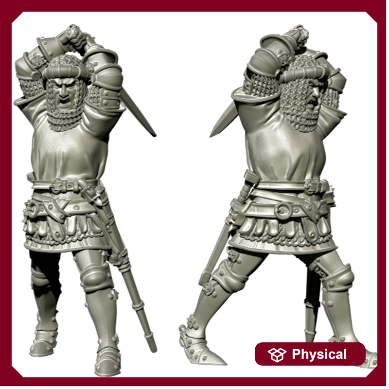 Knight Slashing - 34mm