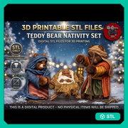Heartwarming Christmas Magic: The Bear Family Nativity Set - Only-Games