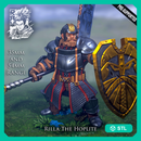 Rilla The Hoplite - Armored Dwarf - STL only