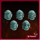 Lunar Knights Heads Set x5