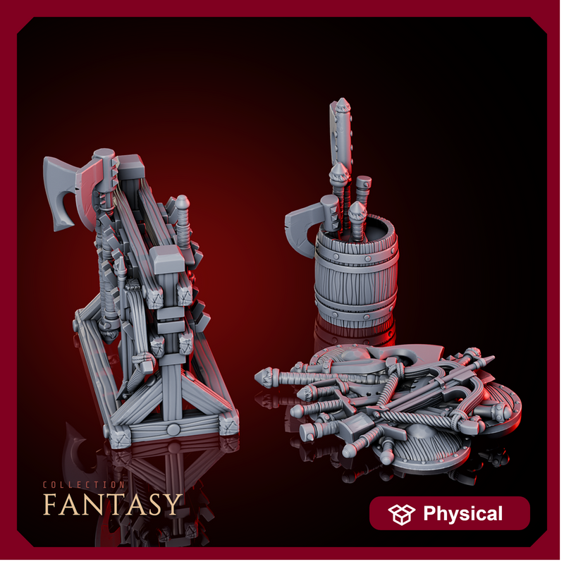 Fantasy Camp Weapon Rack - Only-Games