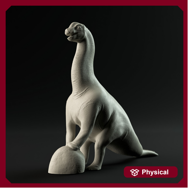 Isisaurus baby rear up 1-6 scale dinosaur - Only-Games