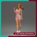 Standing In Cold Shoulder Mini Dress With Platform Sneakers