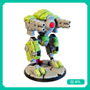FDM Mech No Paint Miniature Kit for Tabletop Wargaming