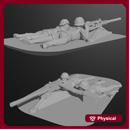 10 & 15mm US .50cal Gunners (3 Teams)