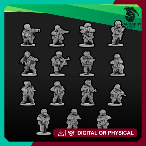 Modern Eastern Infantry AFU Squad 2 (15mm) - Only-Games
