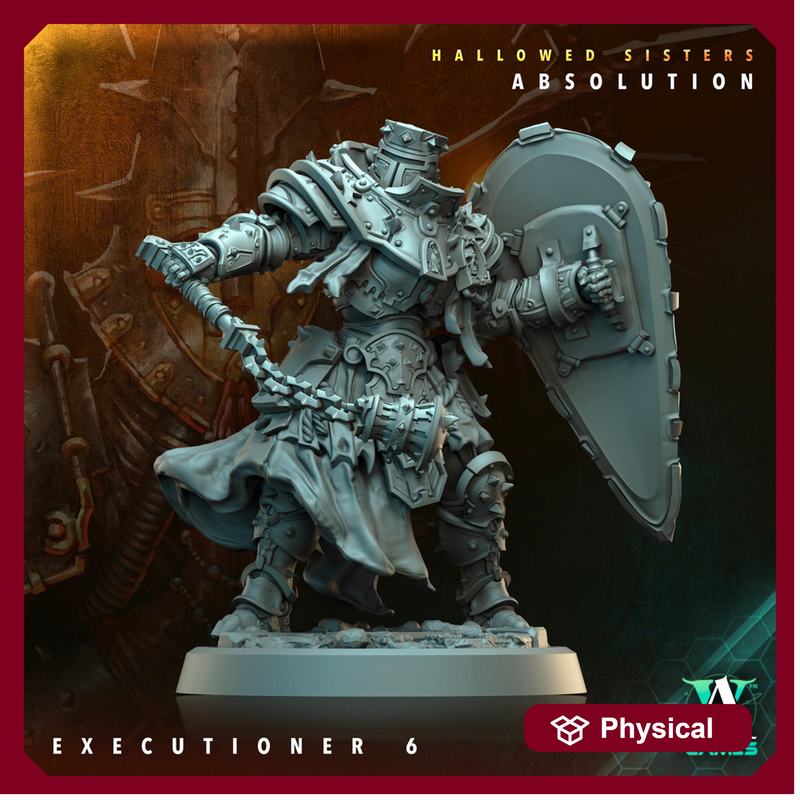 Sci-Fi Miniature Crownthorn Hallowed Sisters Absolution | 28mm,32mm, 54mm, 75mm,100mm Scales | Resin Mini | Archvillain Games - Only-Games