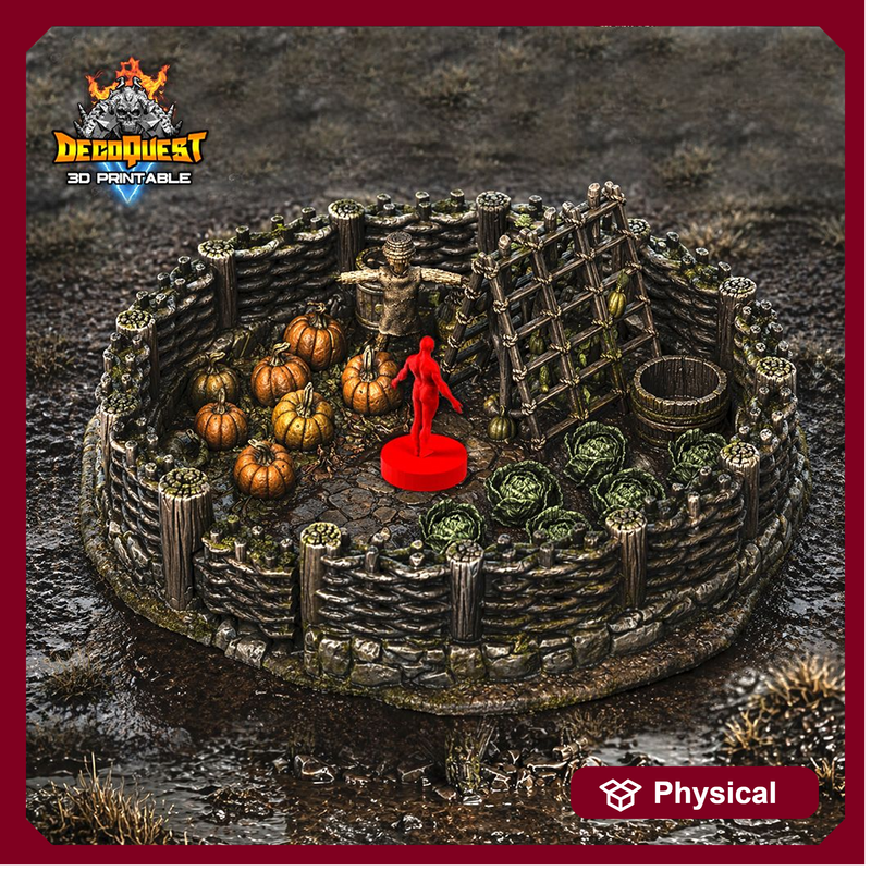 Medieval vegetable garden
