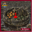 Medieval vegetable garden