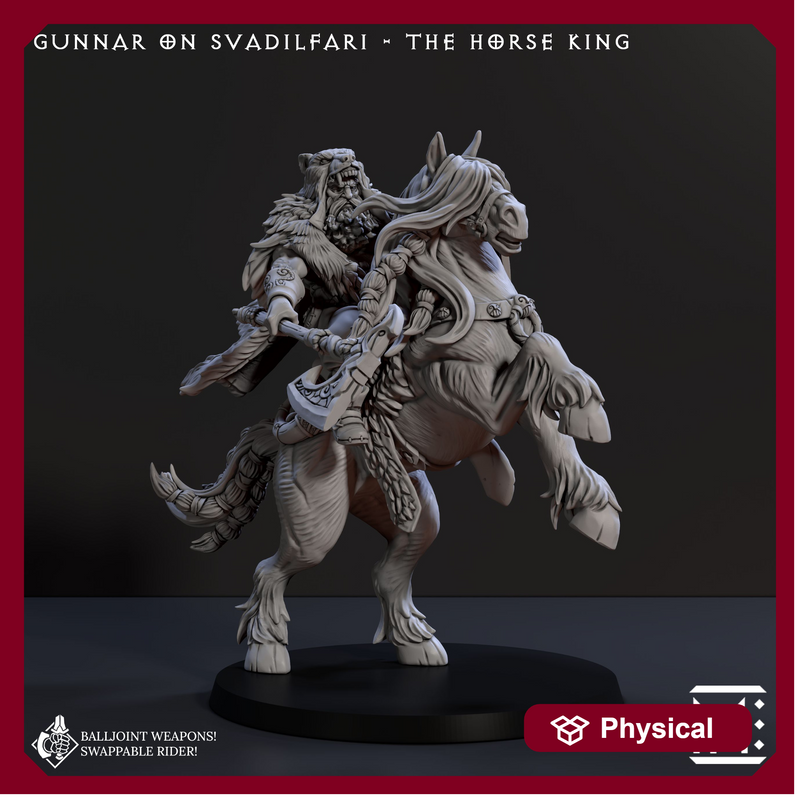 Thane Gunnar on Svadilfari The Horse King (Skutagaard Northmen Saga I) - Only-Games