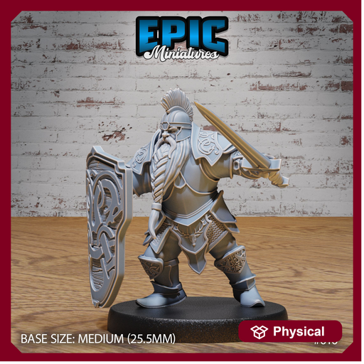 Dwarf Army Sword & Shield - Only-Games