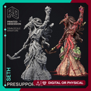 Seth - God of Chaos - Court of Anubis -  PRESUPPORTED - Illustrated and Stats - 32mm scale
