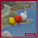 Global War 1936 Industrial Complex Set (75pc) | Minor, Medium & Major Factory Markers White or Gray