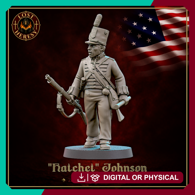 Gothic Napoleonic American Infantryman 1 - Only-Games