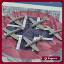 3D Printed German Messerschmitt BF-109 Fighter (x10)