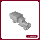 3D Printed Russian ZIS-5 Covered SWB Truck (x10)
