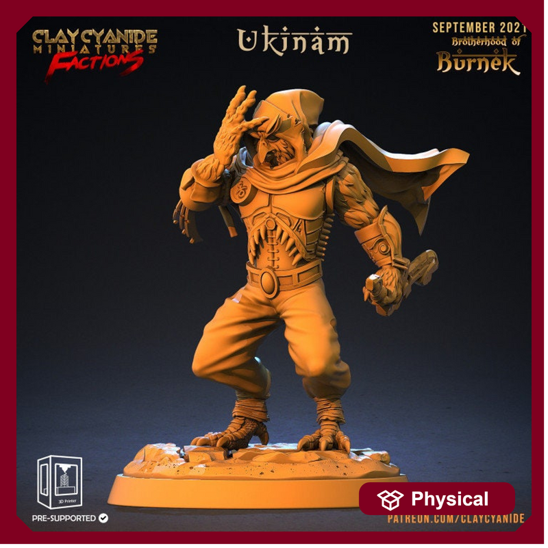 Owlfolk Fighter Ranger | 5 Sizes /Scales | Resin | Dungeons and Dragons | Figure for painting |Pathfinder - Only-Games