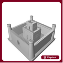 3D Printed Roman Fortress (x10)