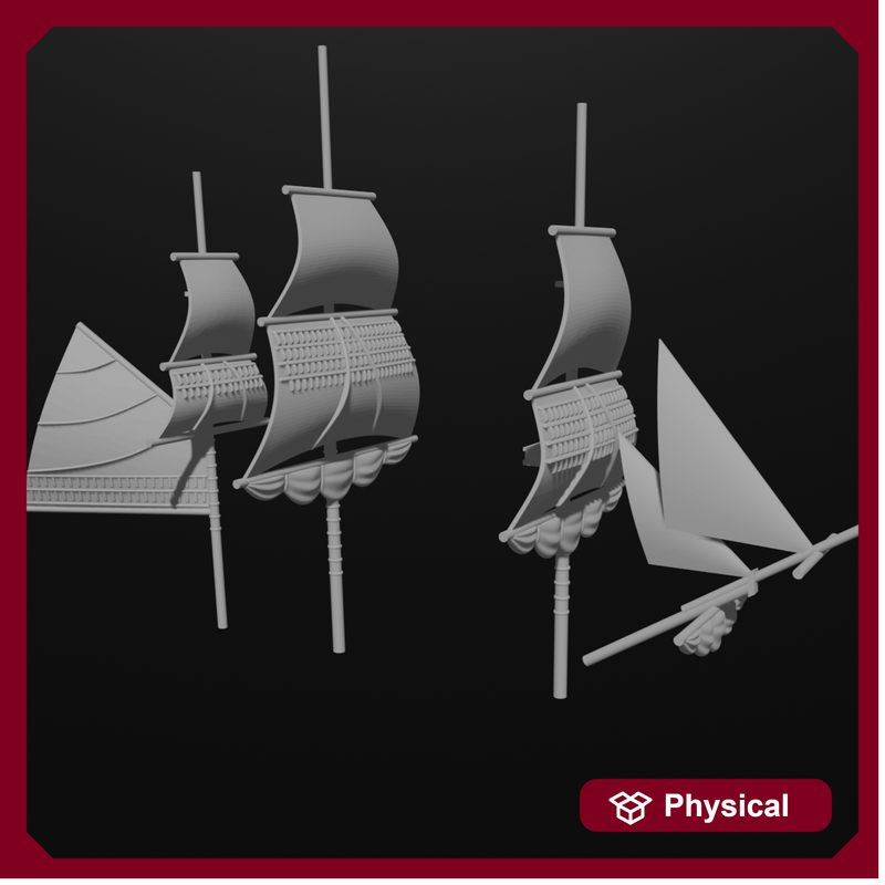 1/700 & 1/1200 1st rate Masts