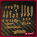 Full Metal Brotherhood Bits and Melee Weapons Set x31